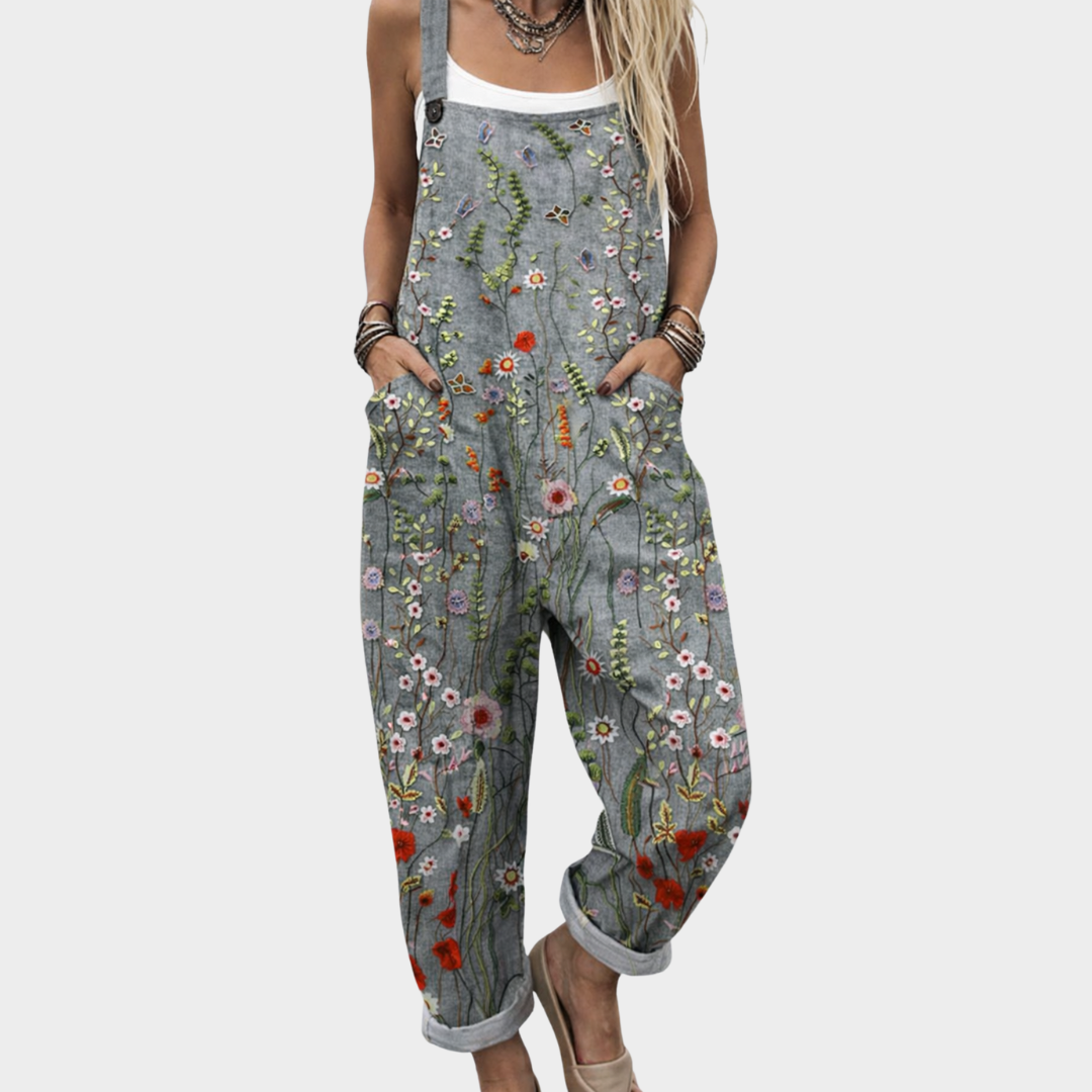 Printed Comfortable Dungarees