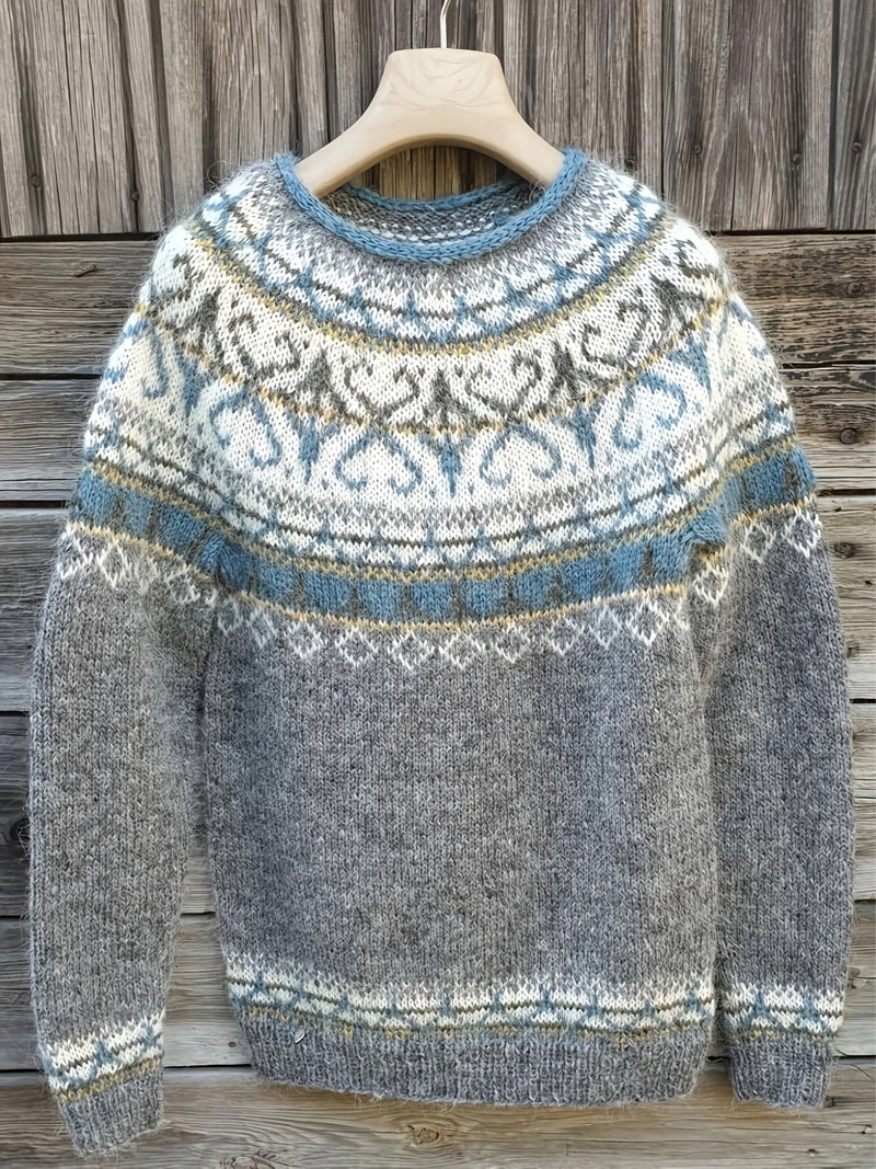 Bibiana | Warm Sweater with Morbidi Details Winter