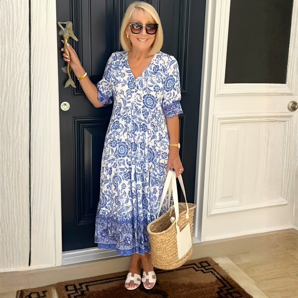 Madison — Lightweight, Airy Floral Print Dress