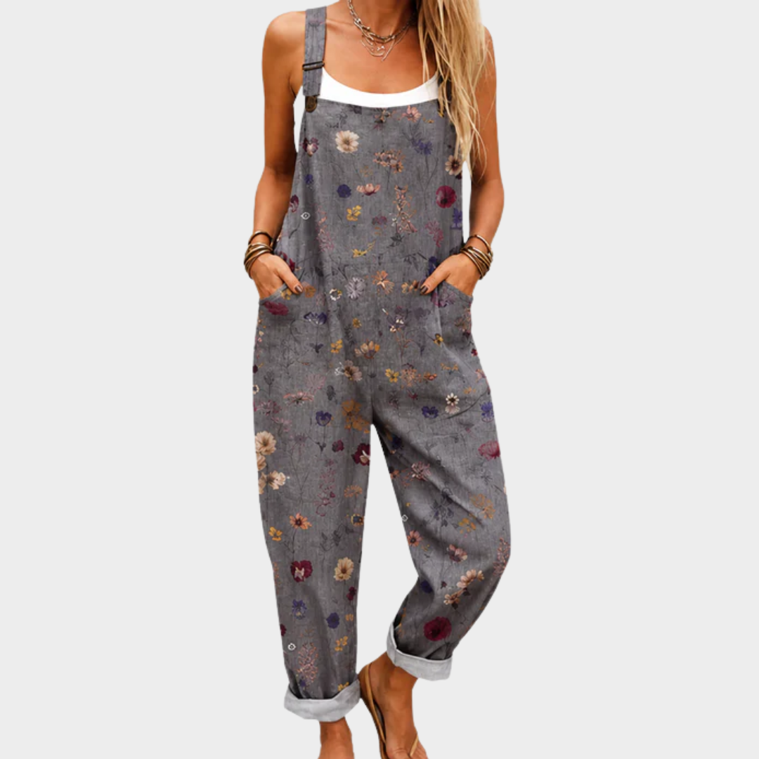 Printed Comfortable Dungarees