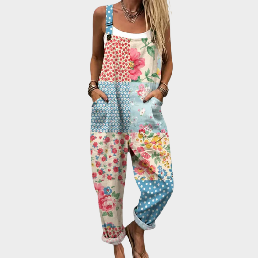 Printed Comfortable Dungarees