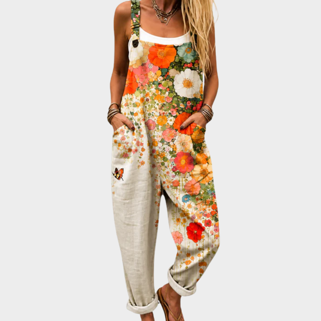 Printed Comfortable Dungarees