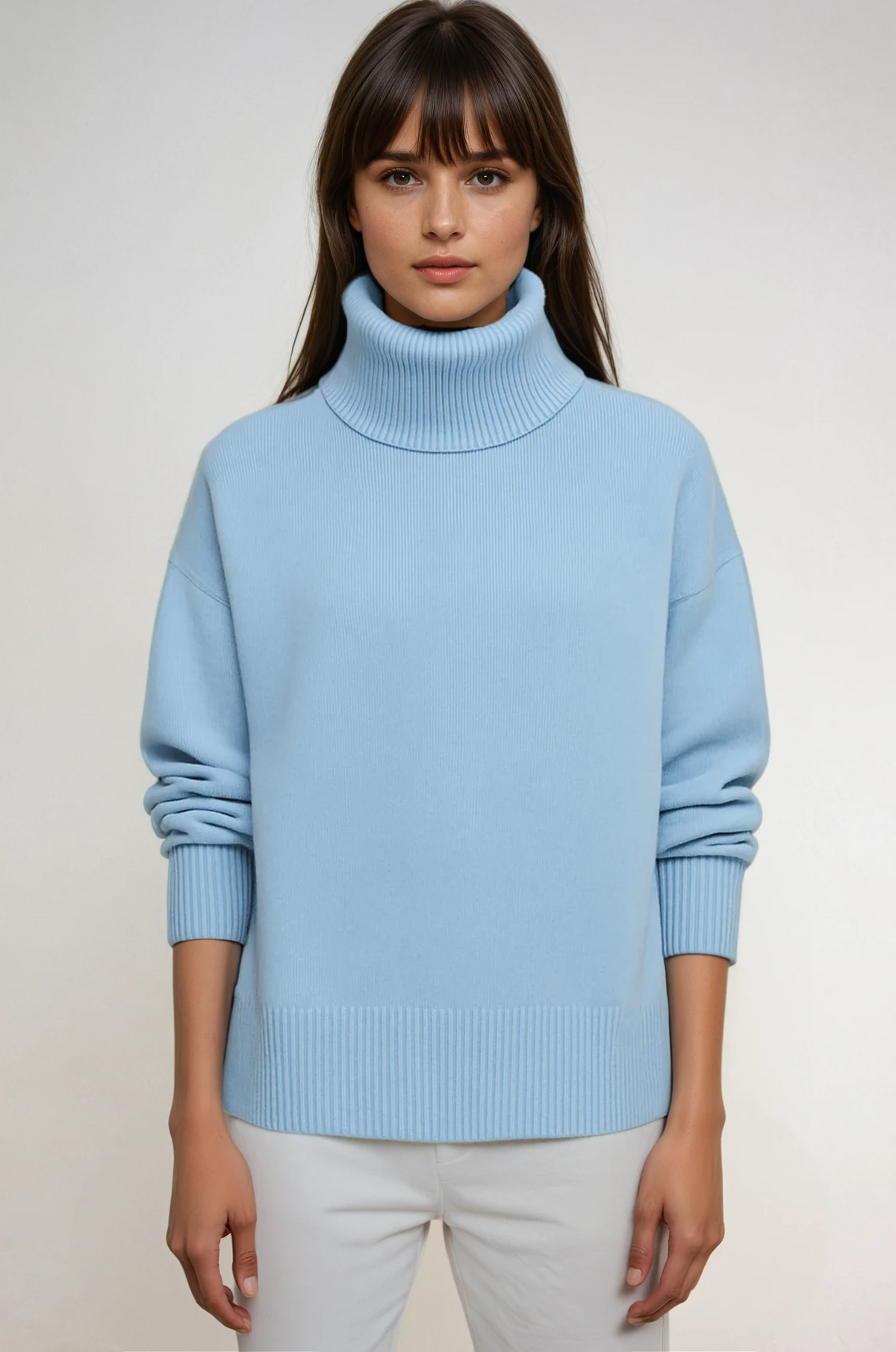 Giuditta | Oversized Sweater with Turtleneck
