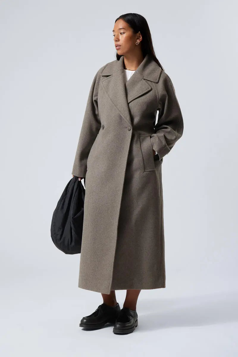 Giustina | Long Oversized Wool Coat