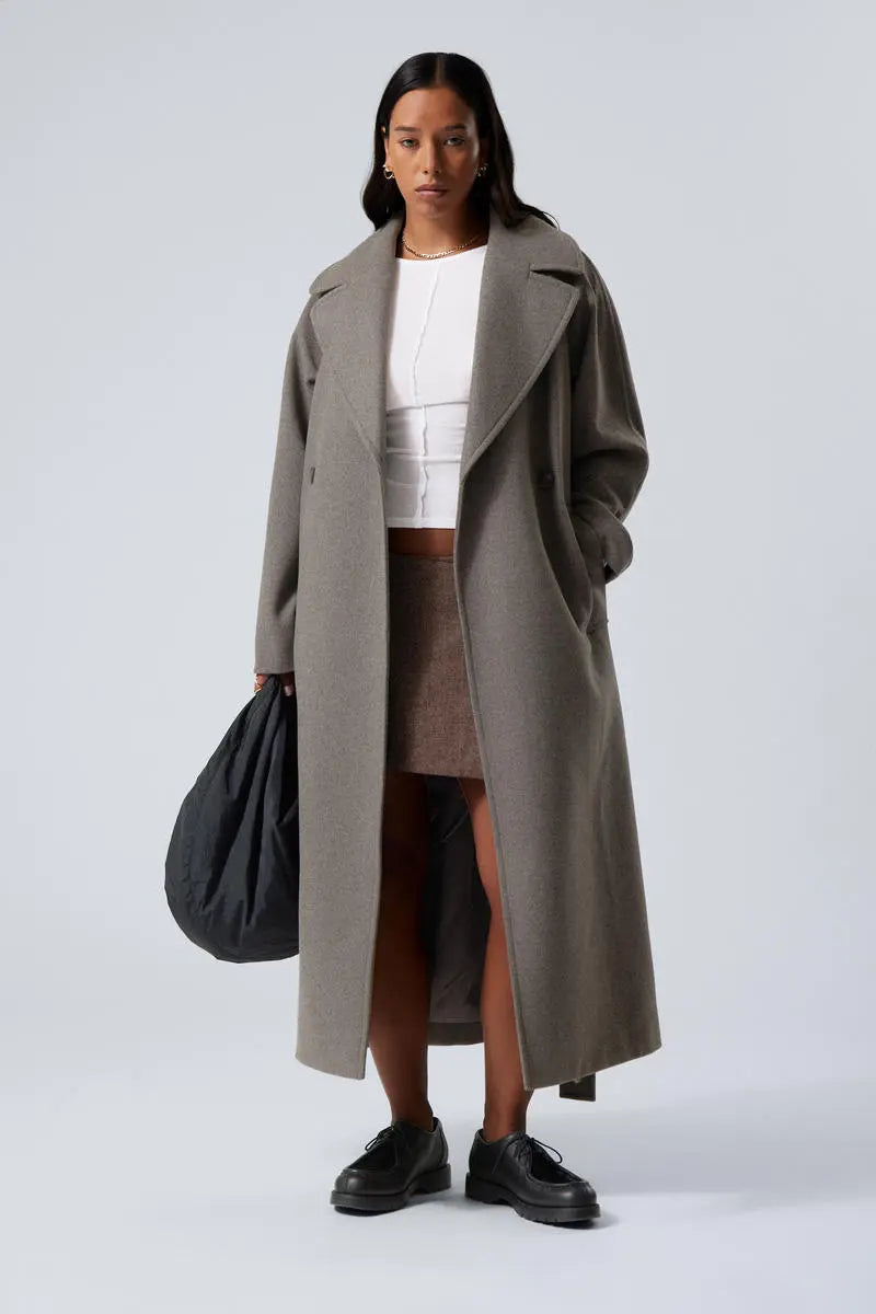 Giustina | Long Oversized Wool Coat