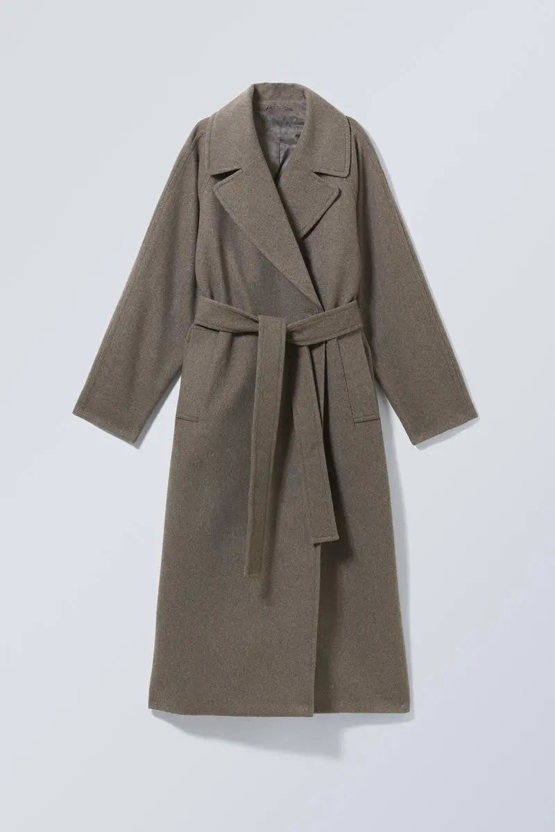 Giustina | Long Oversized Wool Coat