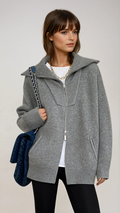 Nella | Oversized Casual Cardigan with Neck Aperto