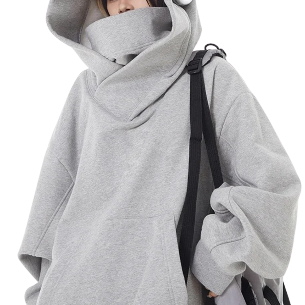 Sabina | Oversized Sweatshirt with Turtleneck for Women