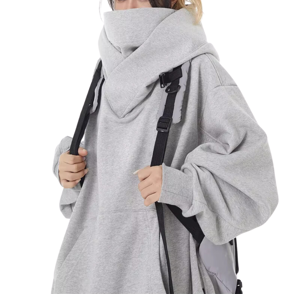 Sabina | Oversized Sweatshirt with Turtleneck for Women