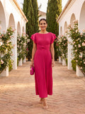 Gloria | Pleated Elegant Dress