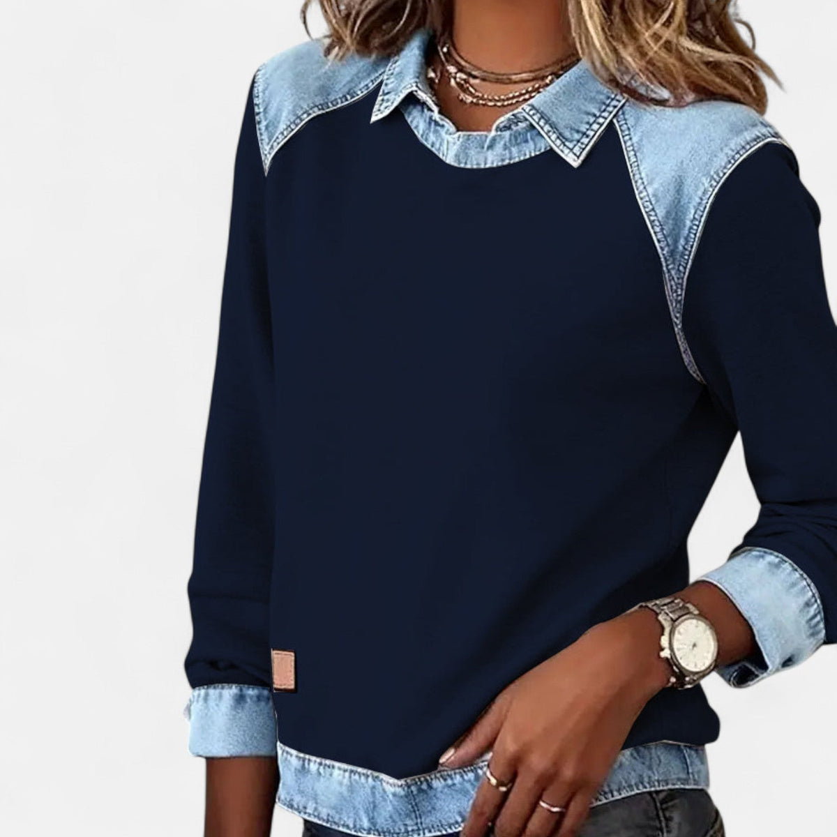 Romana | Top Knit Pullover with Long Sleeves