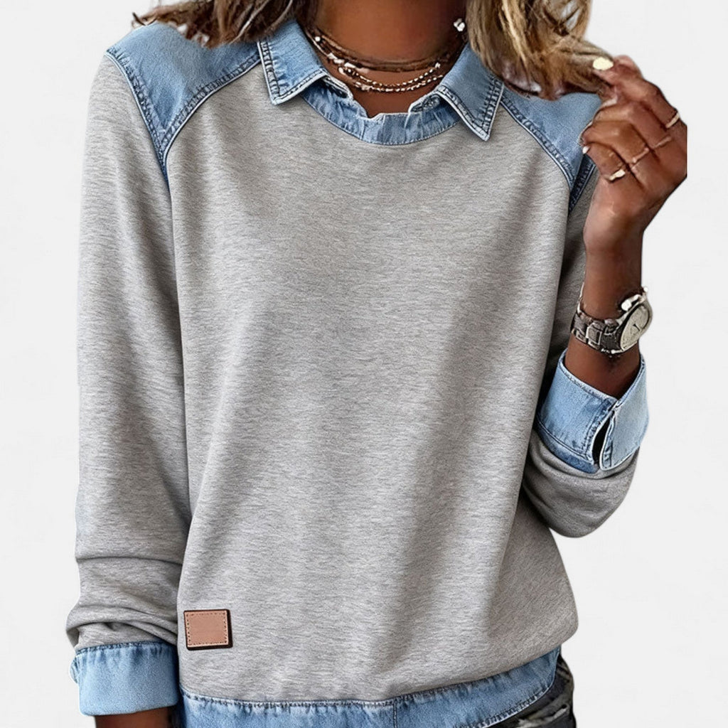 Romana | Top Knit Pullover with Long Sleeves