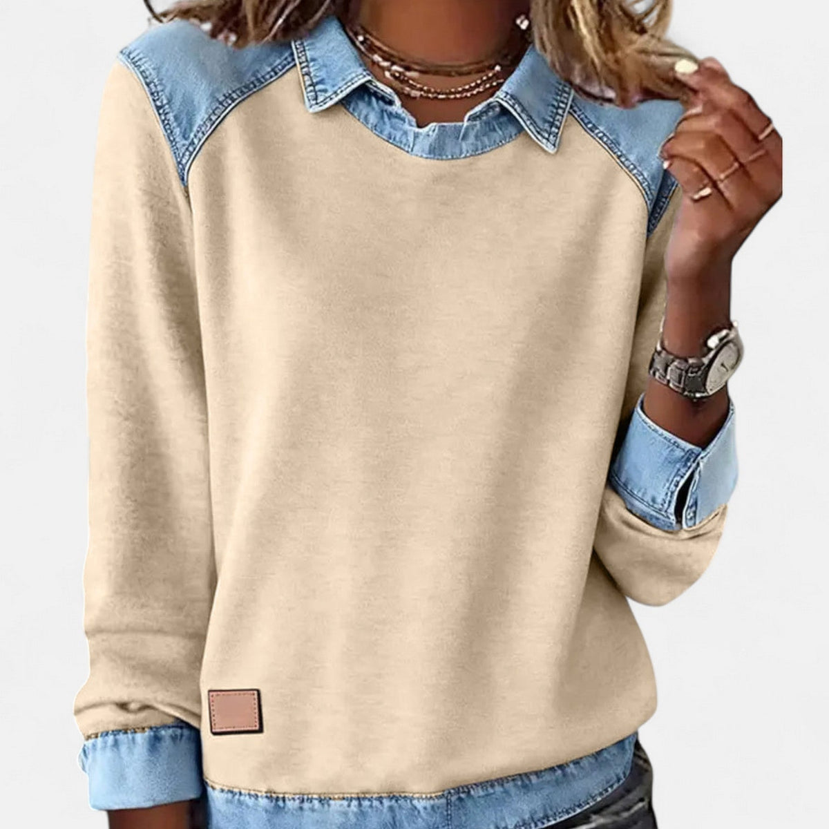 Romana | Top Knit Pullover with Long Sleeves
