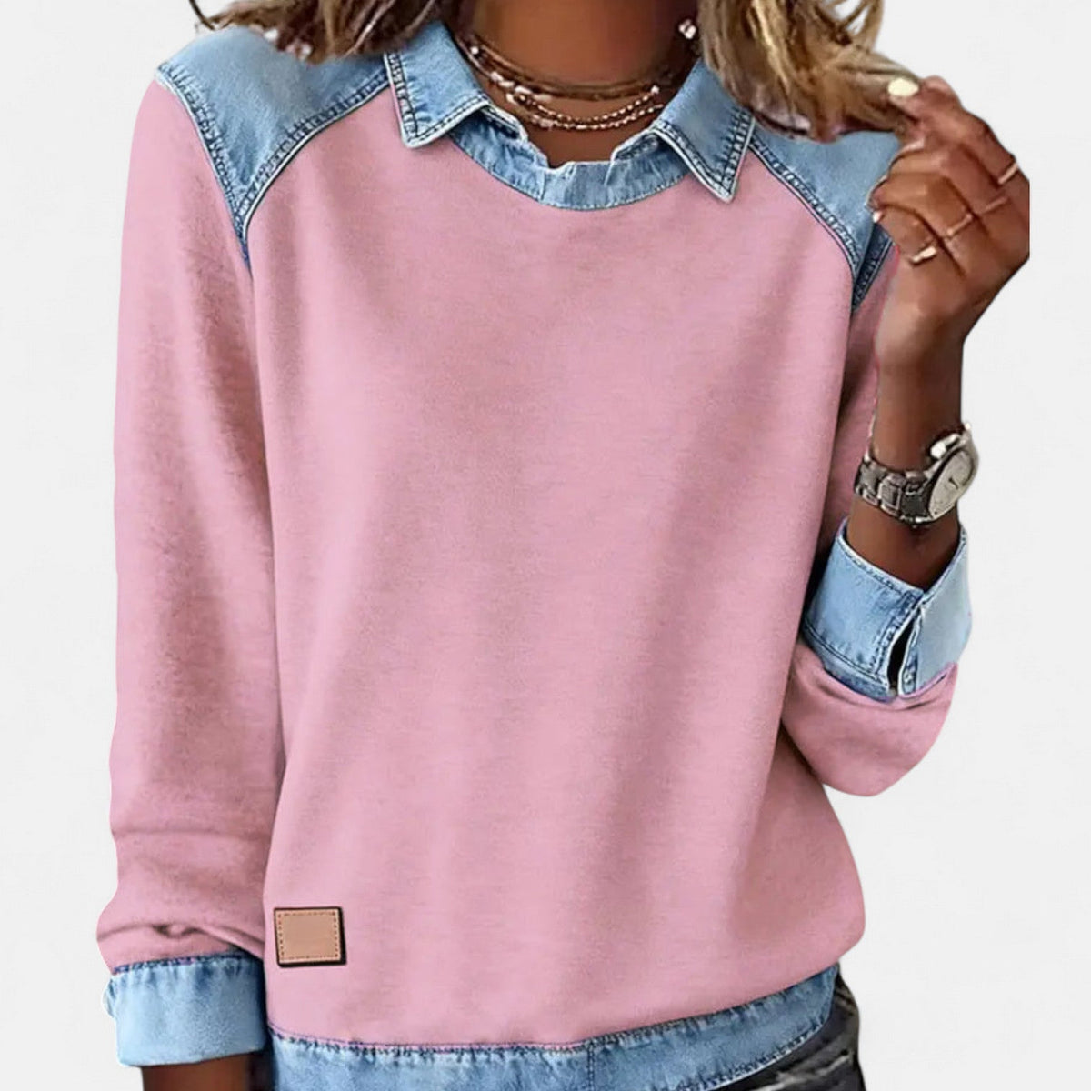 Romana | Top Knit Pullover with Long Sleeves