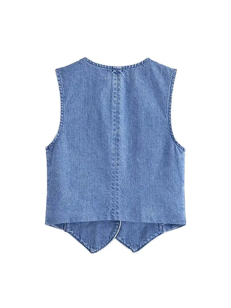 Noemi | Denim Vest