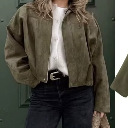 Ulrica | Oversized Vintage Bomber Jacket