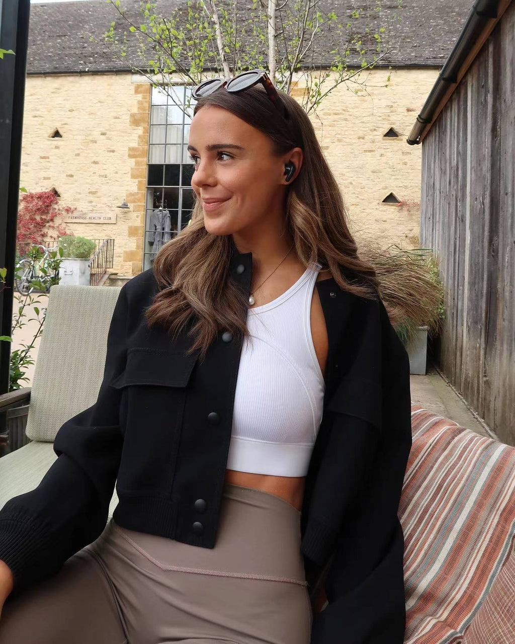Teodosia | Short Bomber Jacket