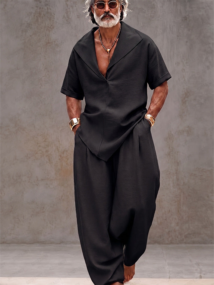 Two-Piece Portofino™ Set – Shirt & Cotton Trousers