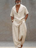 Two-Piece Portofino™ Set – Shirt & Cotton Trousers