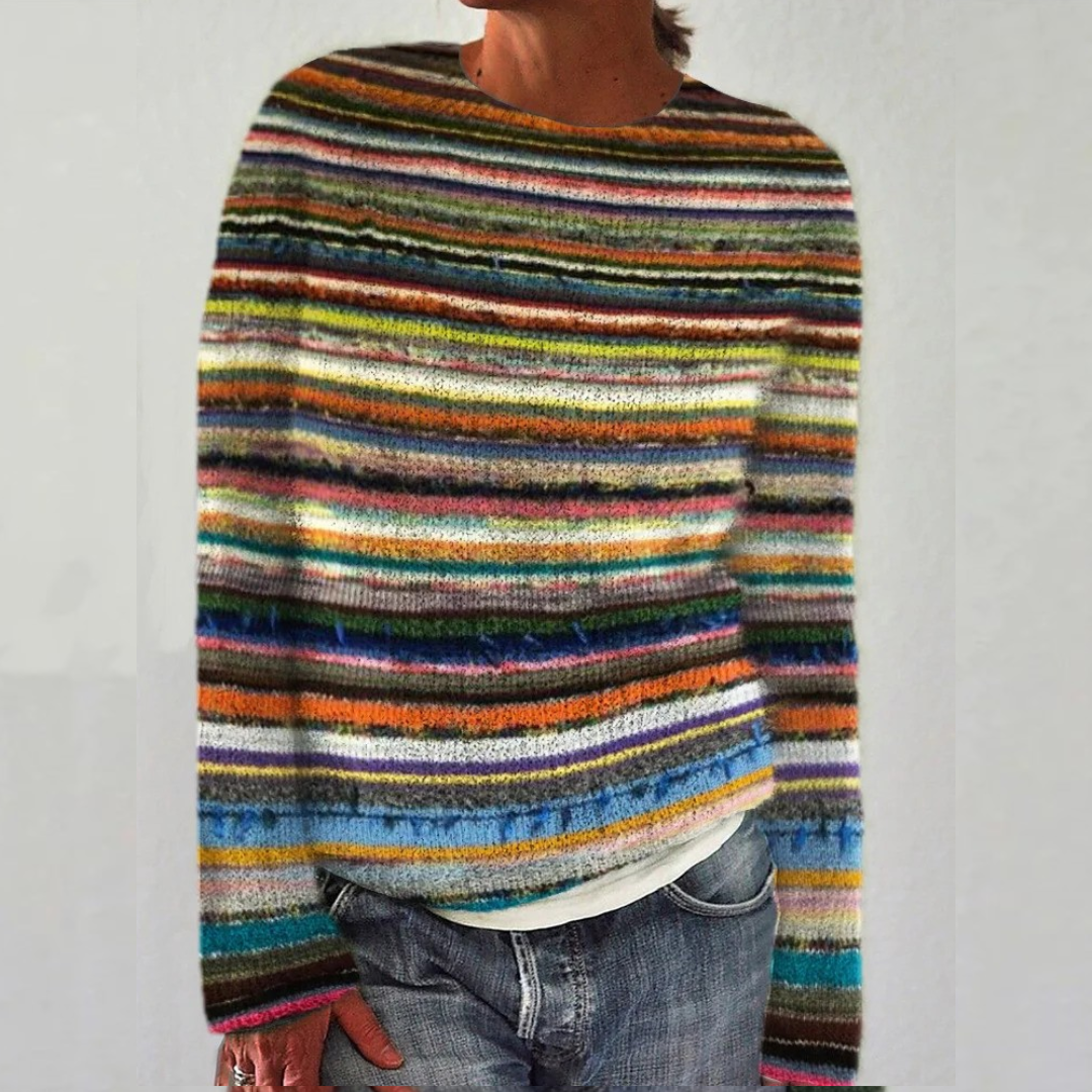 Carmen | Retro wrap sweater