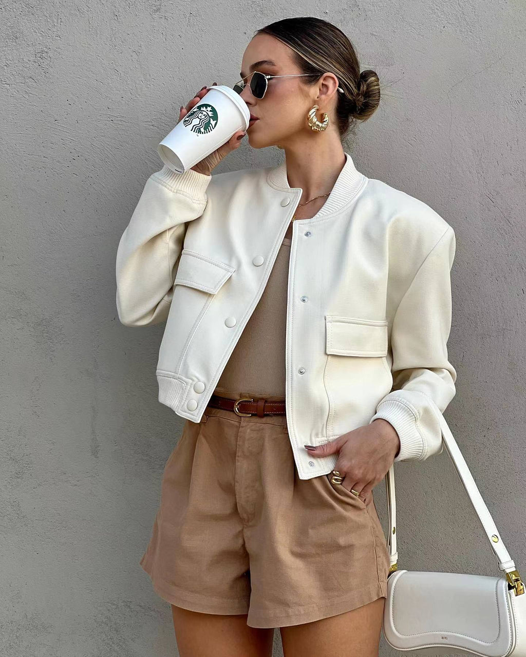 Teodosia | Short Bomber Jacket