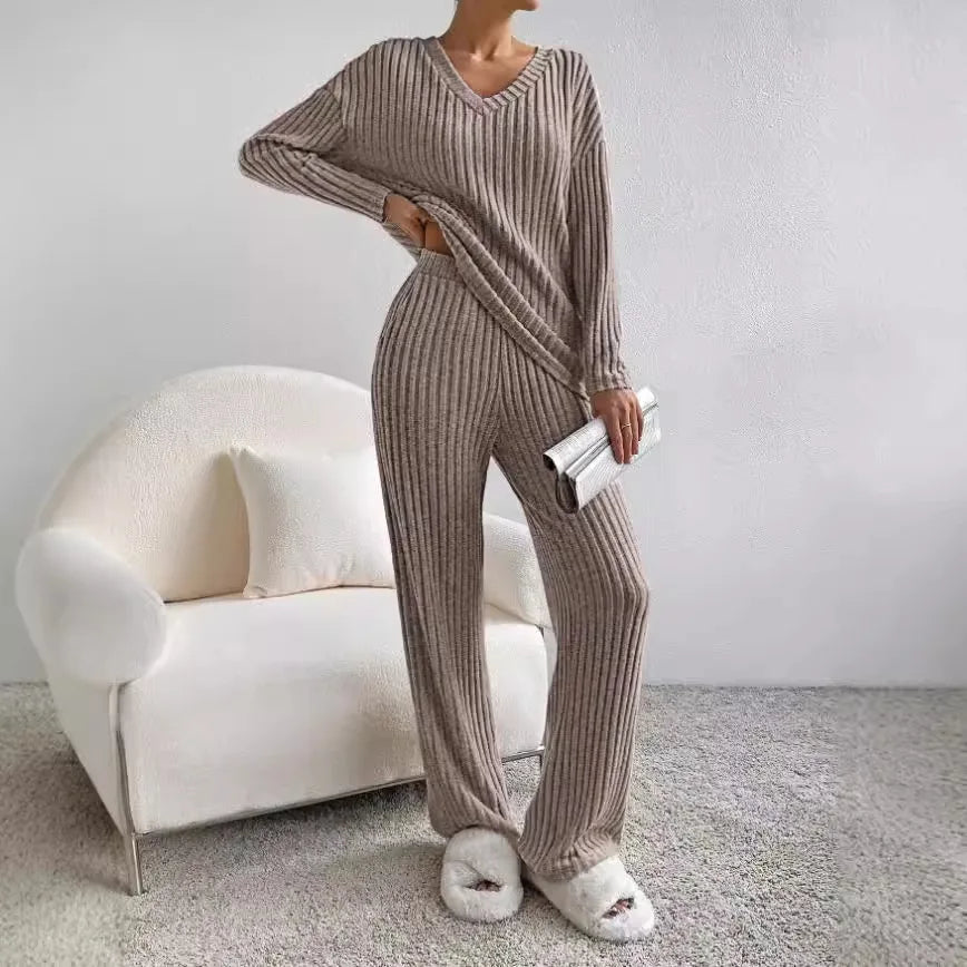 Corinna | Rib-knit lounge set