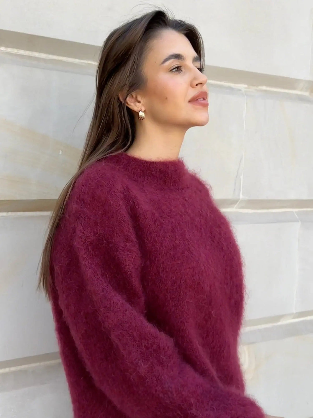 Rossella | Elegant Sweater & Wrap in Mohair for Women