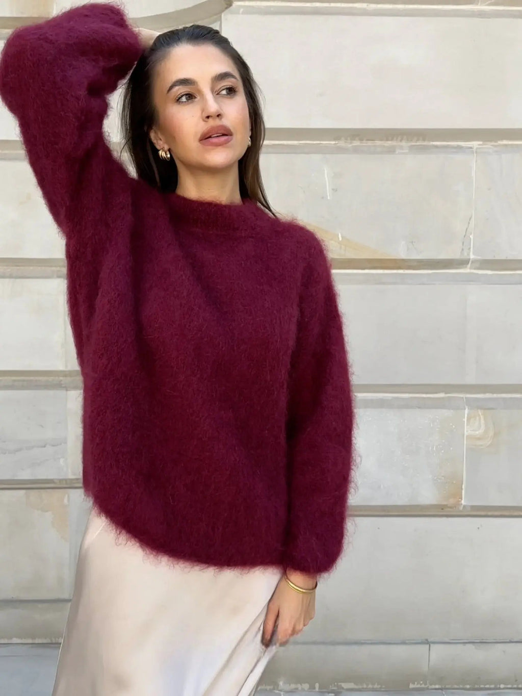 Rossella | Elegant Sweater & Wrap in Mohair for Women