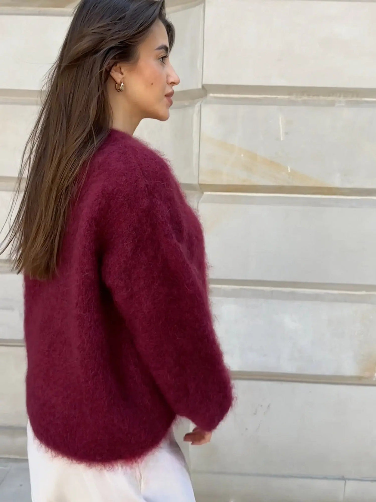 Rossella | Elegant Sweater & Wrap in Mohair for Women