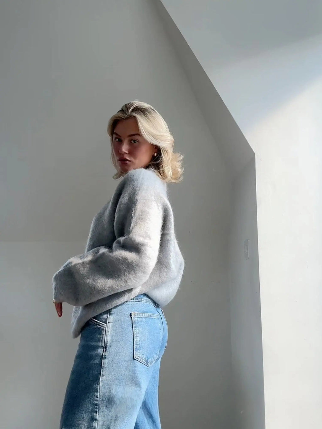 Rossella | Elegant Sweater & Wrap in Mohair for Women
