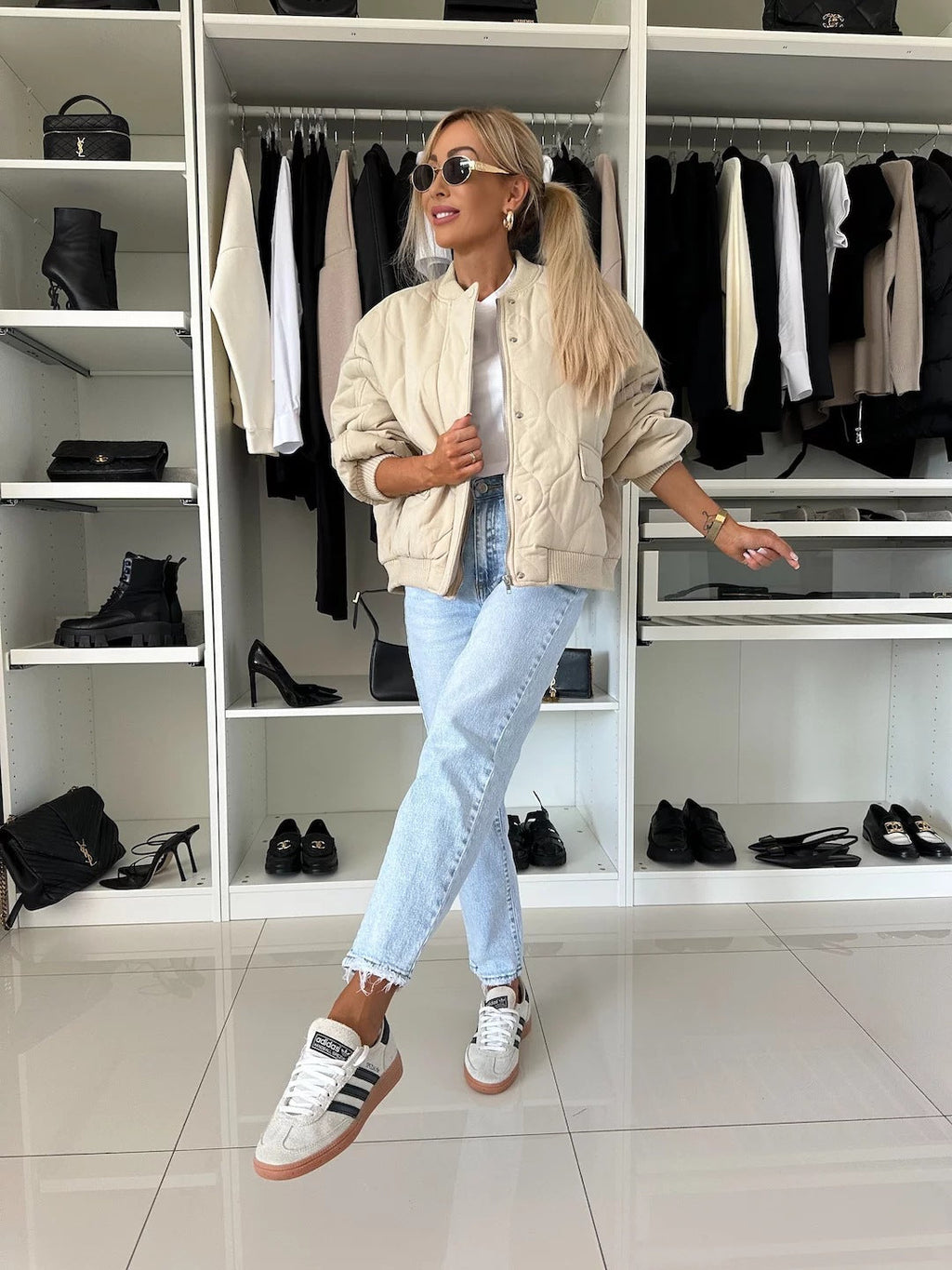Viviana | Quilted Relaxed-Fit Bomber Jacket