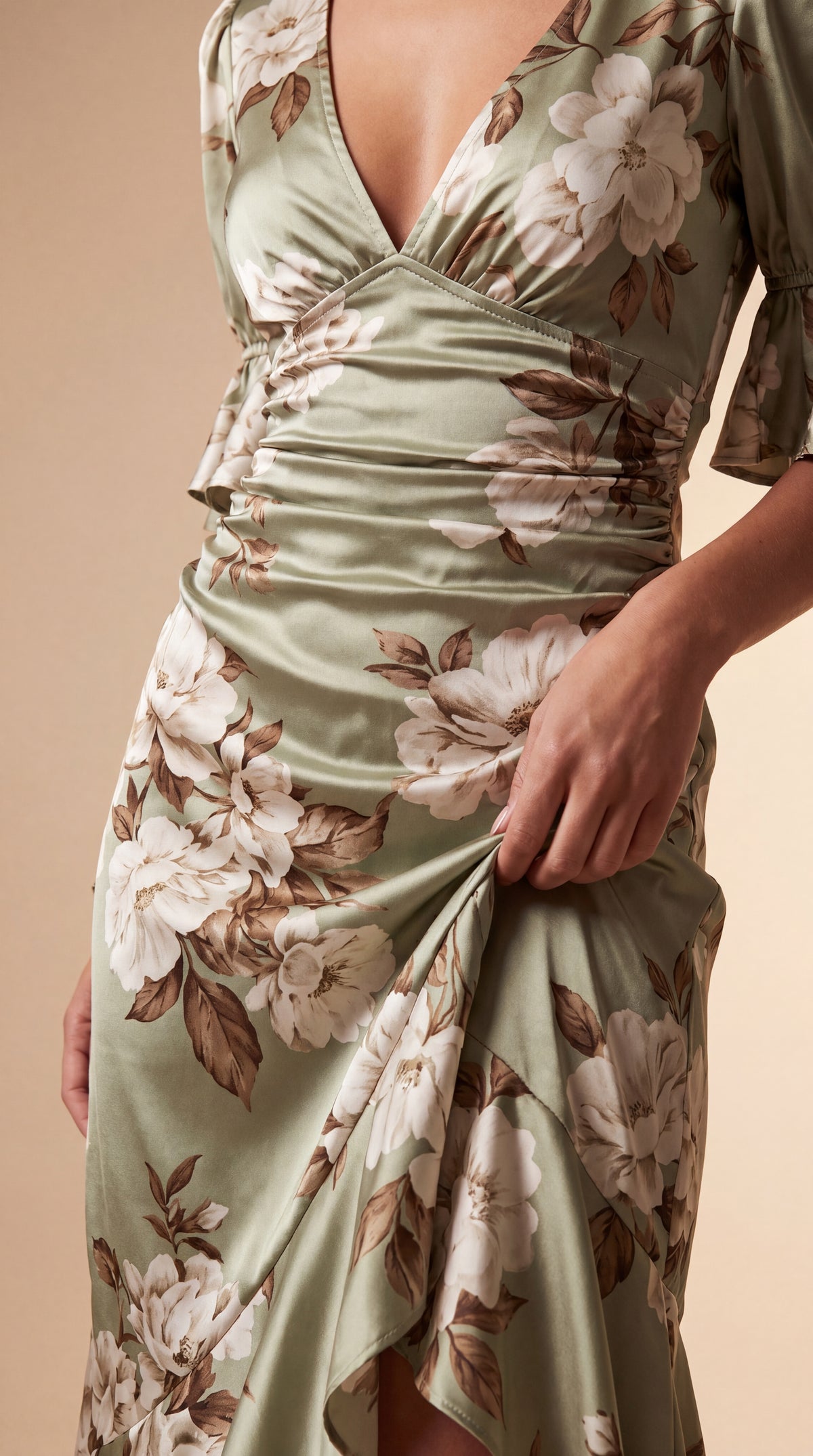 Amalfi Dress | Satin Bloom