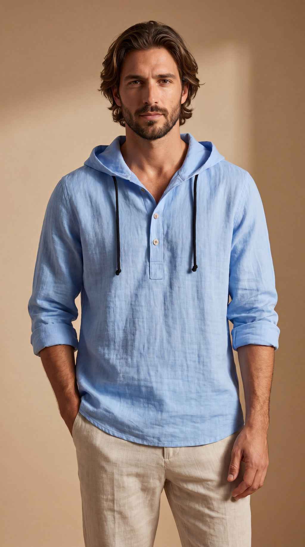 Luca | Premium Linen Hoodie