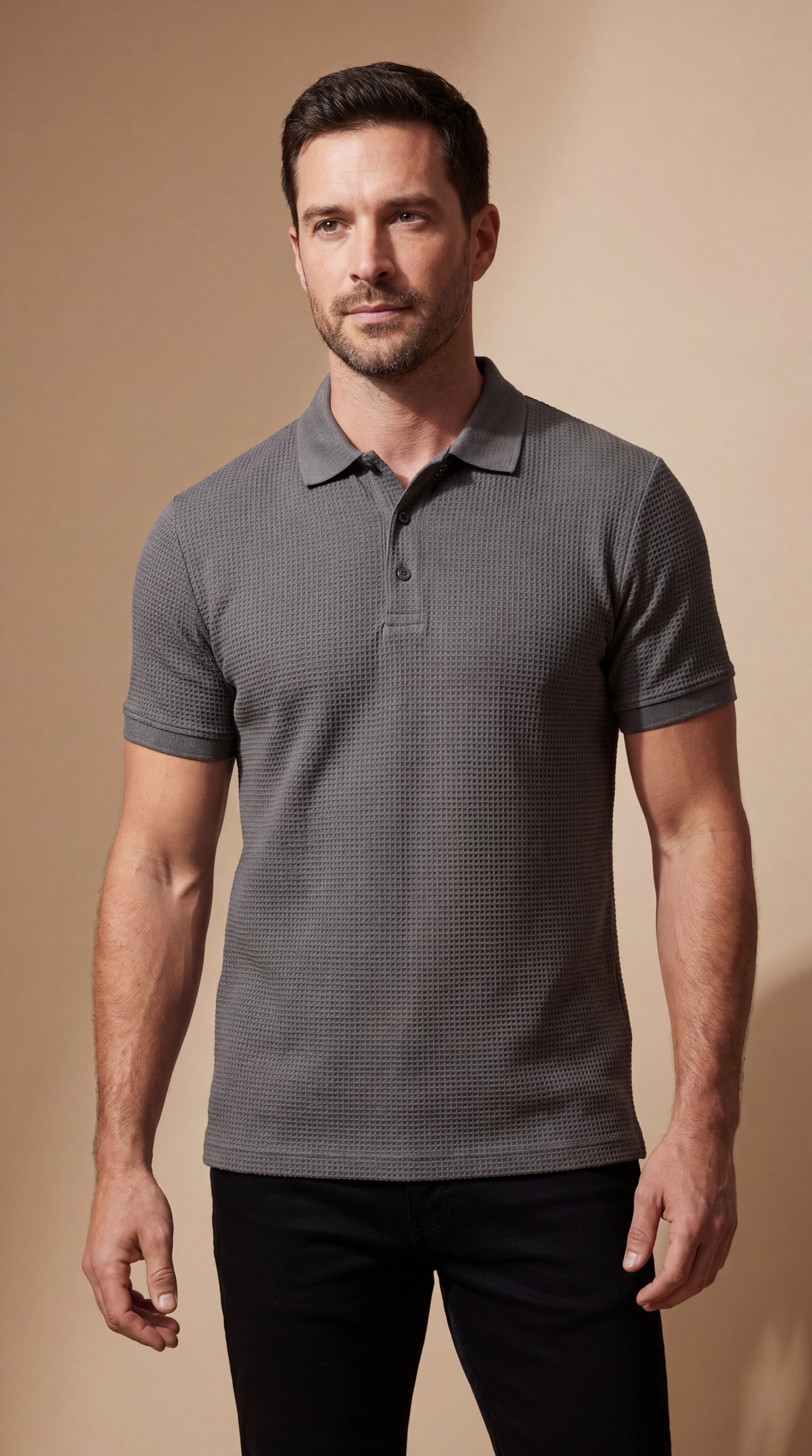 ComfortFit Polo in Grey