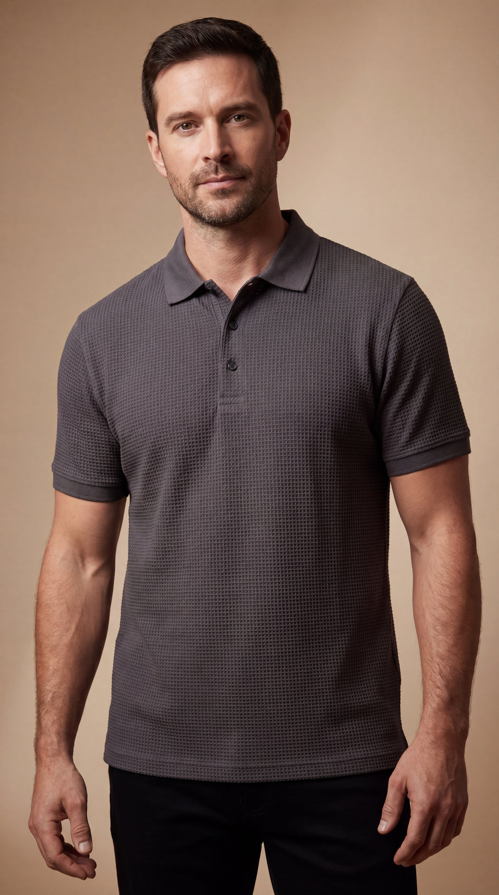 ComfortFit Polo in Grey