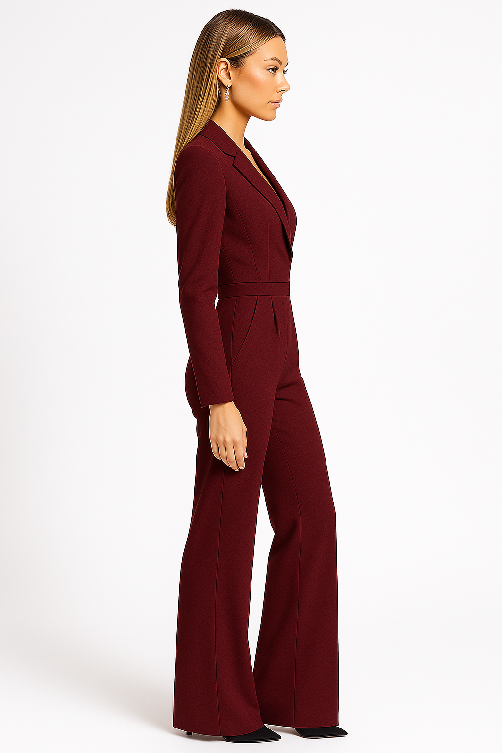 Antonia | Jumpsuit with V-Neck & Wide-Leg