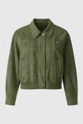 Ondina | Green Elegant Timeless Style Bomber Jacket