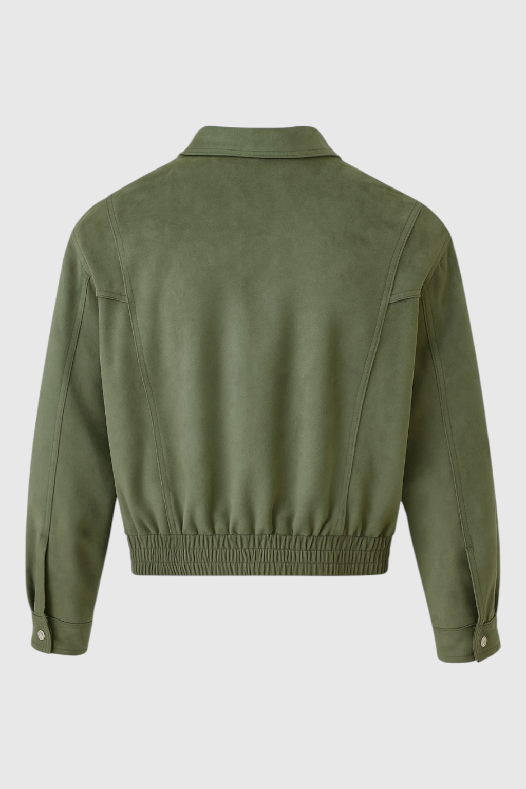 Ondina | Green Elegant Timeless Style Bomber Jacket