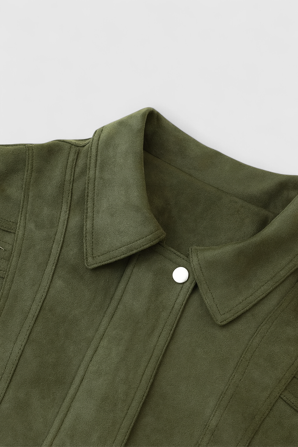 Ondina | Green Elegant Timeless Style Bomber Jacket