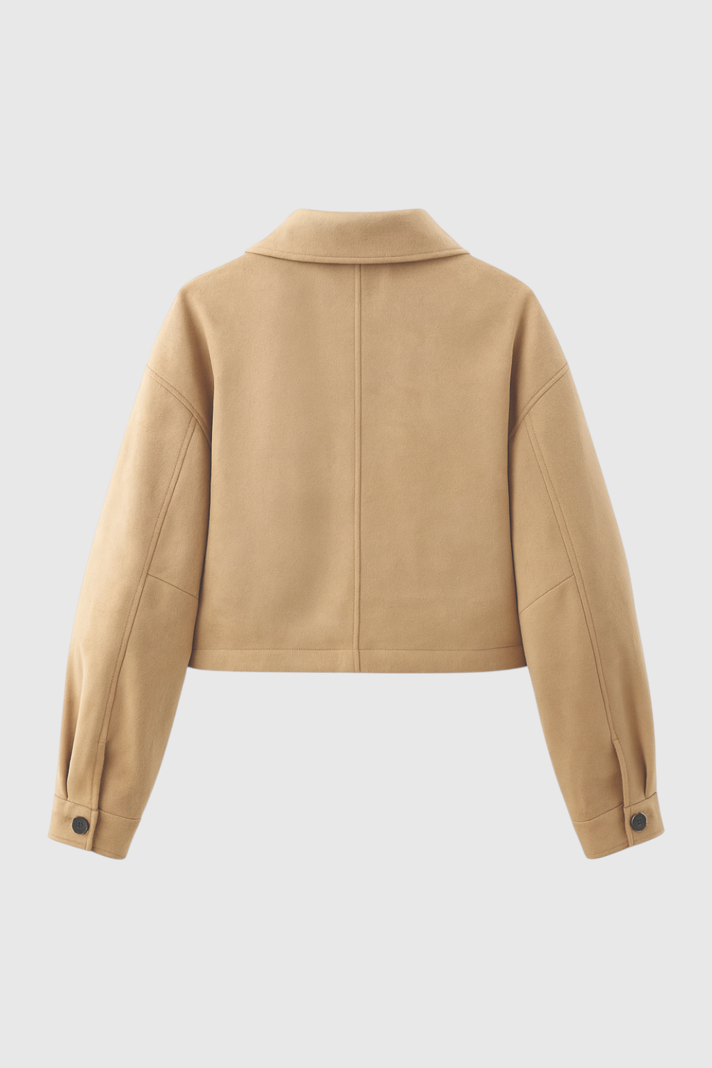 Ninetta | Short Khaki Retro-Inspired Jacket with Buttons
