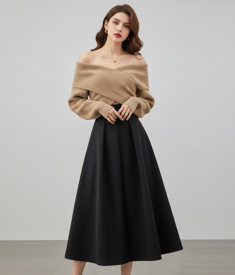 Odetta | Two-Piece Winter Casual Elegant Set for Women