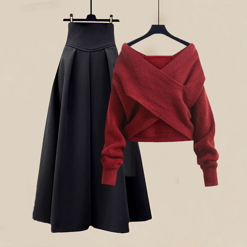 Odetta | Two-Piece Winter Casual Elegant Set for Women