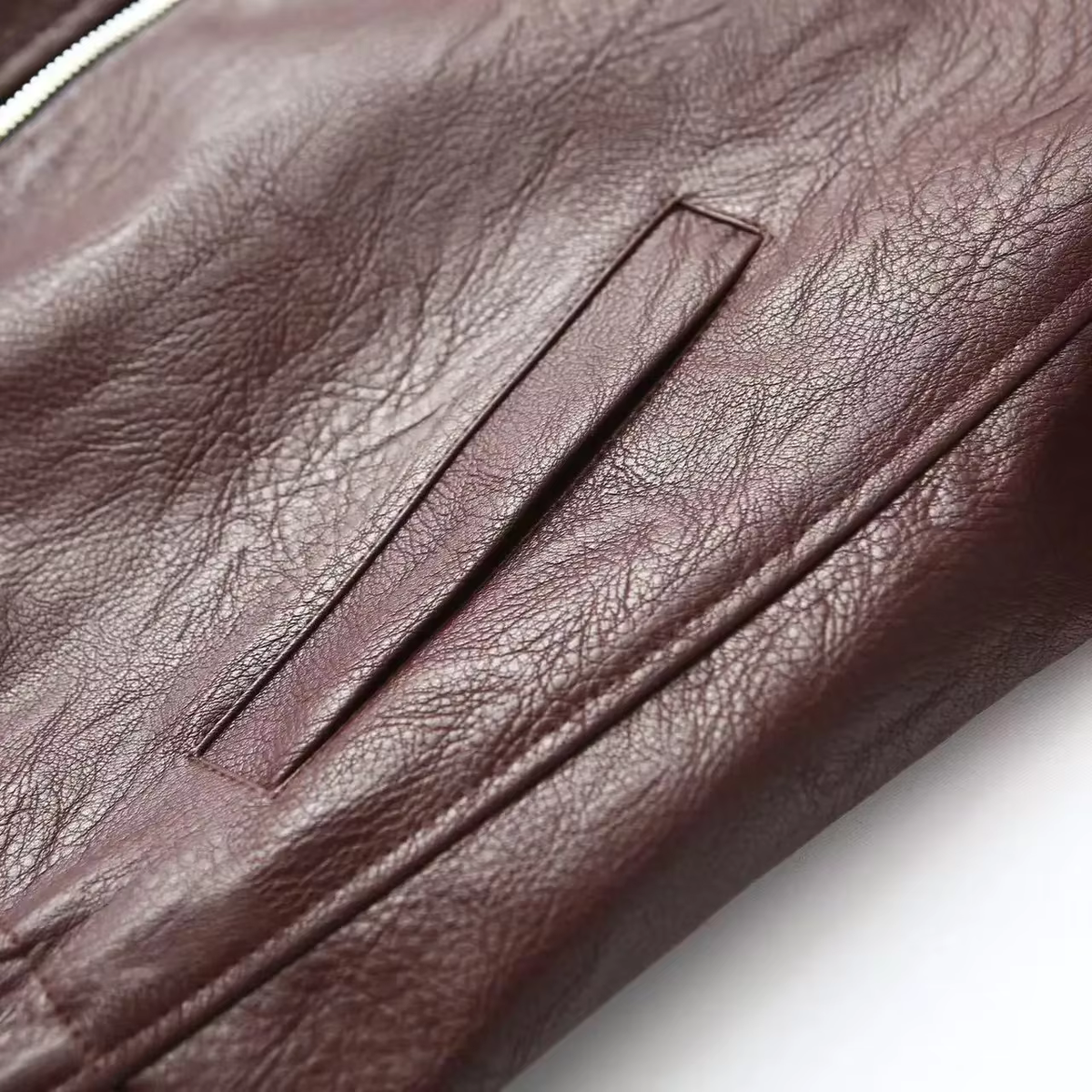 Silvana | Classic Faux Leather Jacket