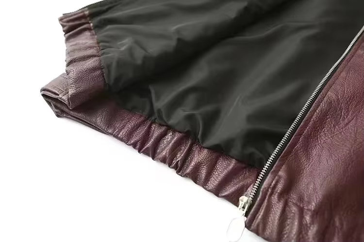 Silvana | Classic Faux Leather Jacket