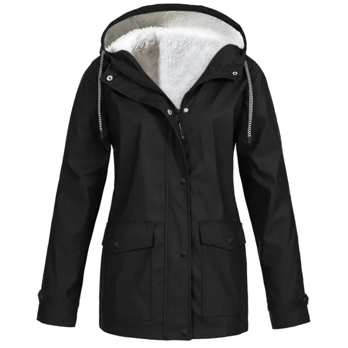 Zoraide | Waterproof Windproof Jacket with Fleece Lining and Hood