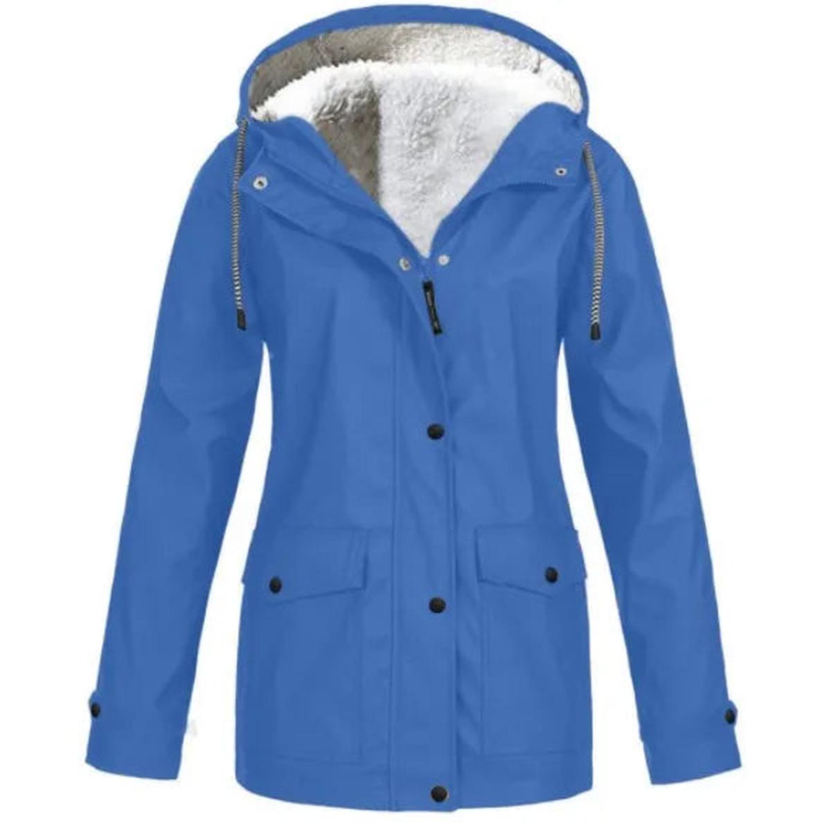 Zoraide | Waterproof Windproof Jacket with Fleece Lining and Hood