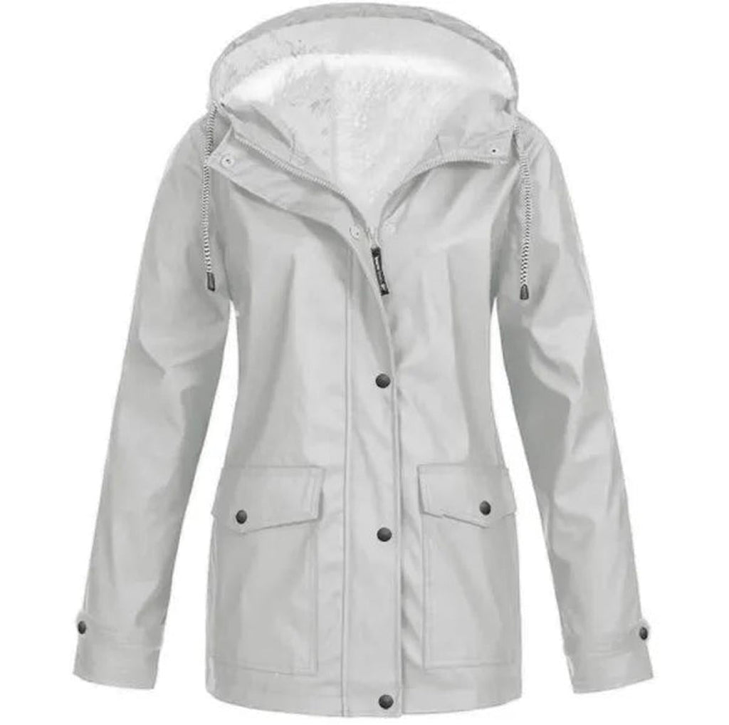Zoraide | Waterproof Windproof Jacket with Fleece Lining and Hood