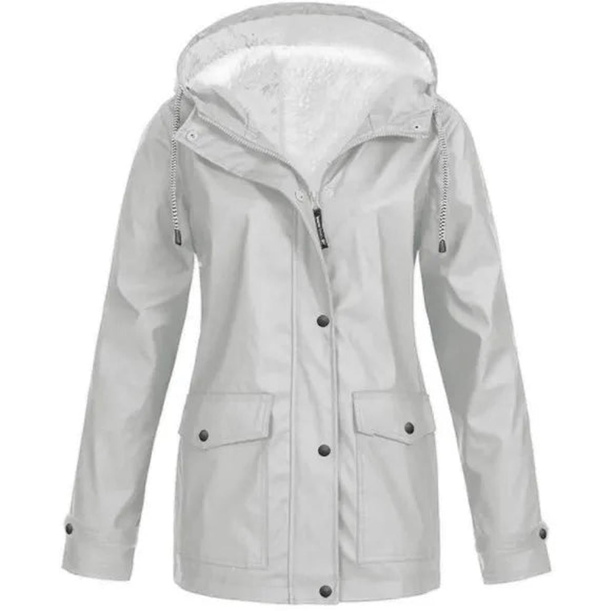 Zoraide | Waterproof Windproof Jacket with Fleece Lining and Hood