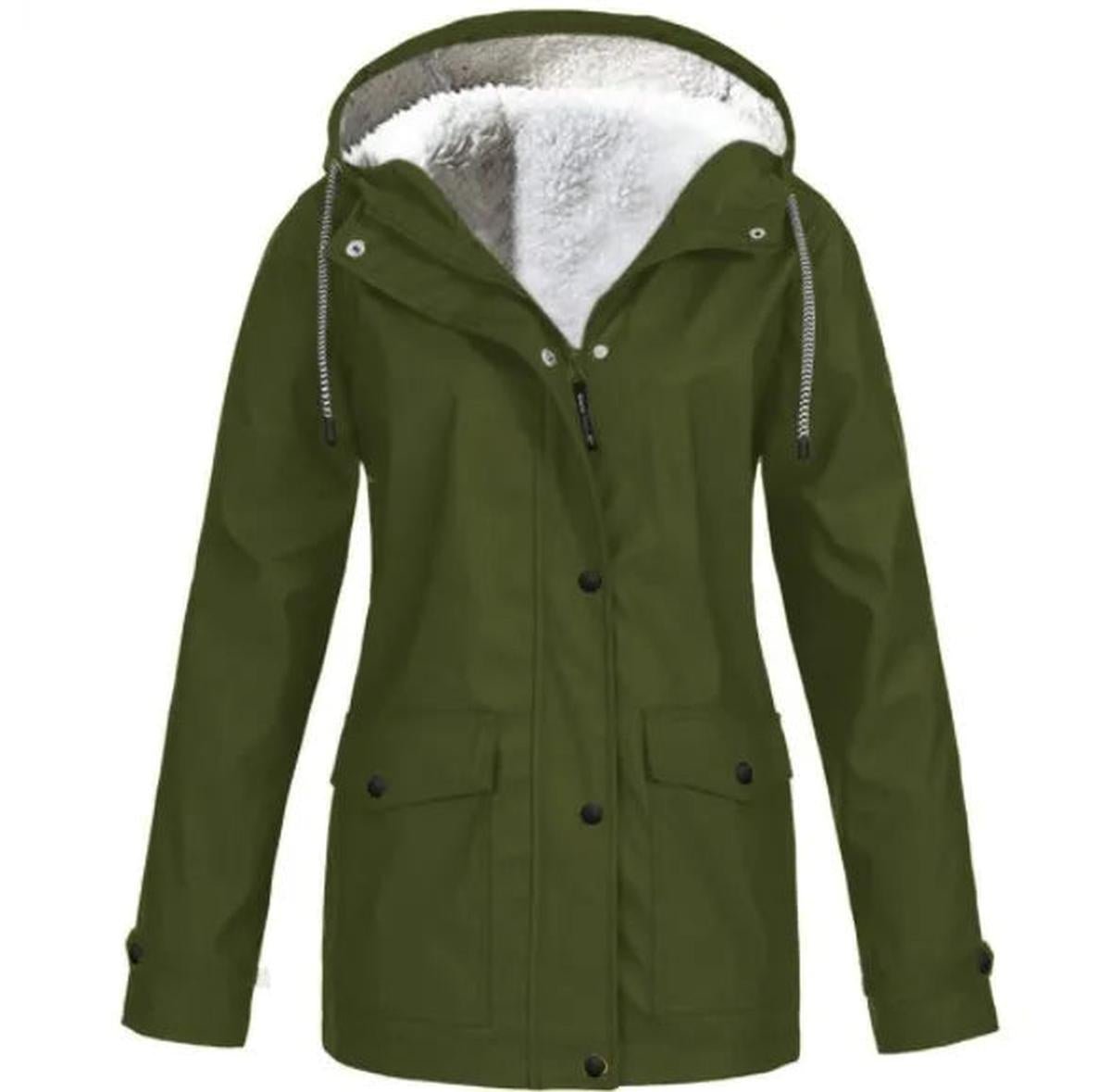 Zoraide | Waterproof Windproof Jacket with Fleece Lining and Hood