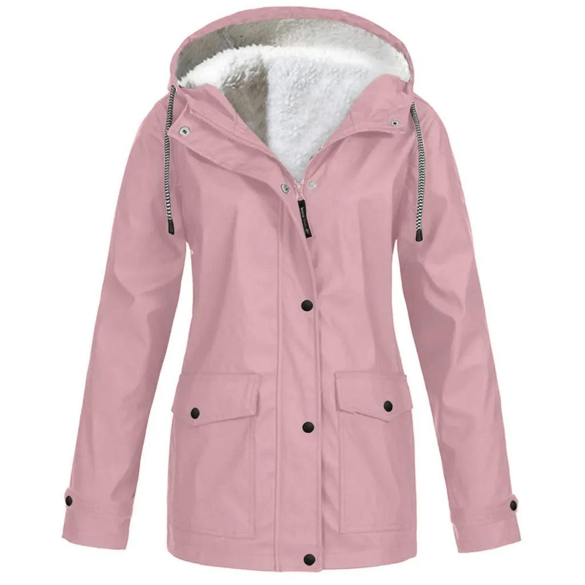 Zoraide | Waterproof Windproof Jacket with Fleece Lining and Hood